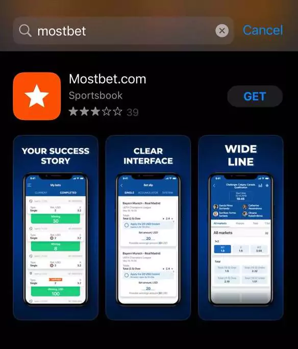 Mostbet IOS App Store